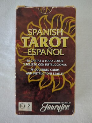 Fournier Spanish Tarot Espanol Telling 78 Colored Cards Deck