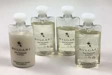 New Bvlgari au the blanc White Tea Shampoo Conditioner Shower Gel Lot 4 - 2.5oz