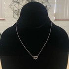 Silver Double Heart Necklace