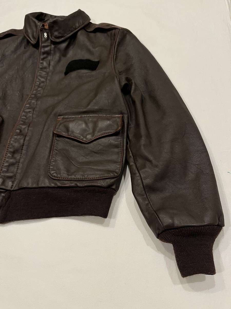 VTG Avirex Type A-2 Bomber Jacket WWII Pin Up Art Work Diabolical Angel Mens 38 VTG Avirex Type A-2 Bomber Jacket WWII Pin Up Art Work Diabolical Angel Mens 38