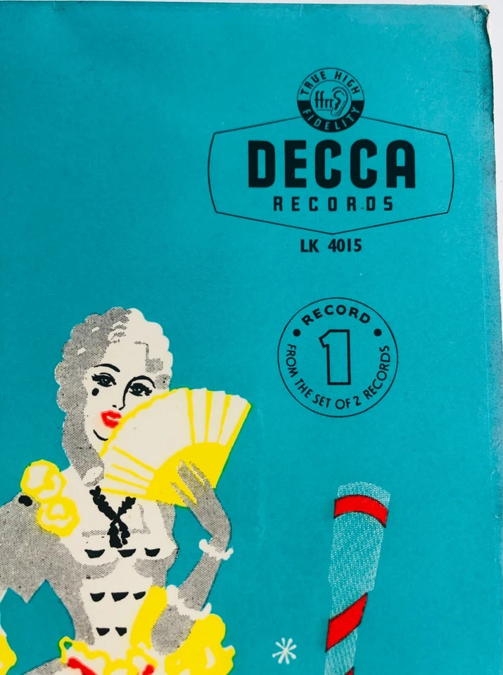 1955 Gilbert And Sullivan The Gondoliers Double 2 Vinyl Album Record LP Set & - Image 3 of 4