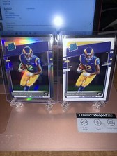 2020 Panini Optic Van Jefferson Rated Rookie Holo Silver/Base Combo Lot (2 Cards