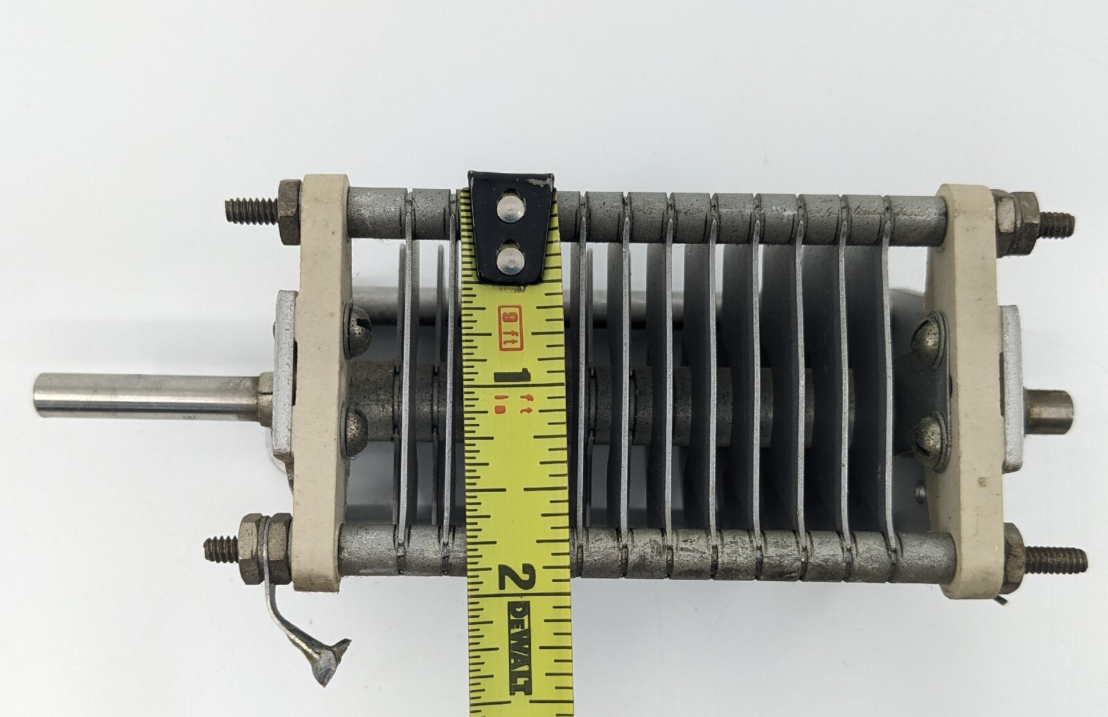 Lot of 7 Vintage Ham Radio Tuning Air Variable Capacitor Condensers EF