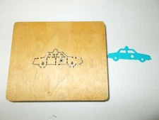 AccuCut Die Small Police Car #P1486S Scrapbooking Paper Crafts