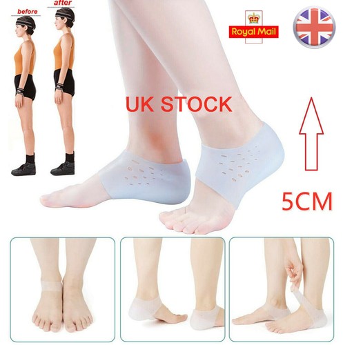 UK 5cm Invisible Height Lift Heel Pads 