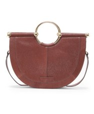 Nwt Vince Camuto Cinnamon Half-circle Elia Leather Satchel Only One!