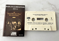 Crosby Stills Nash  Young Deja Vu CASSETTE Tape Atlantic CS 19118 Carry On RARE