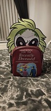 Loungefly 2020 Fall Virtual Con Beetlejuice Handbook For The Deceased backpack