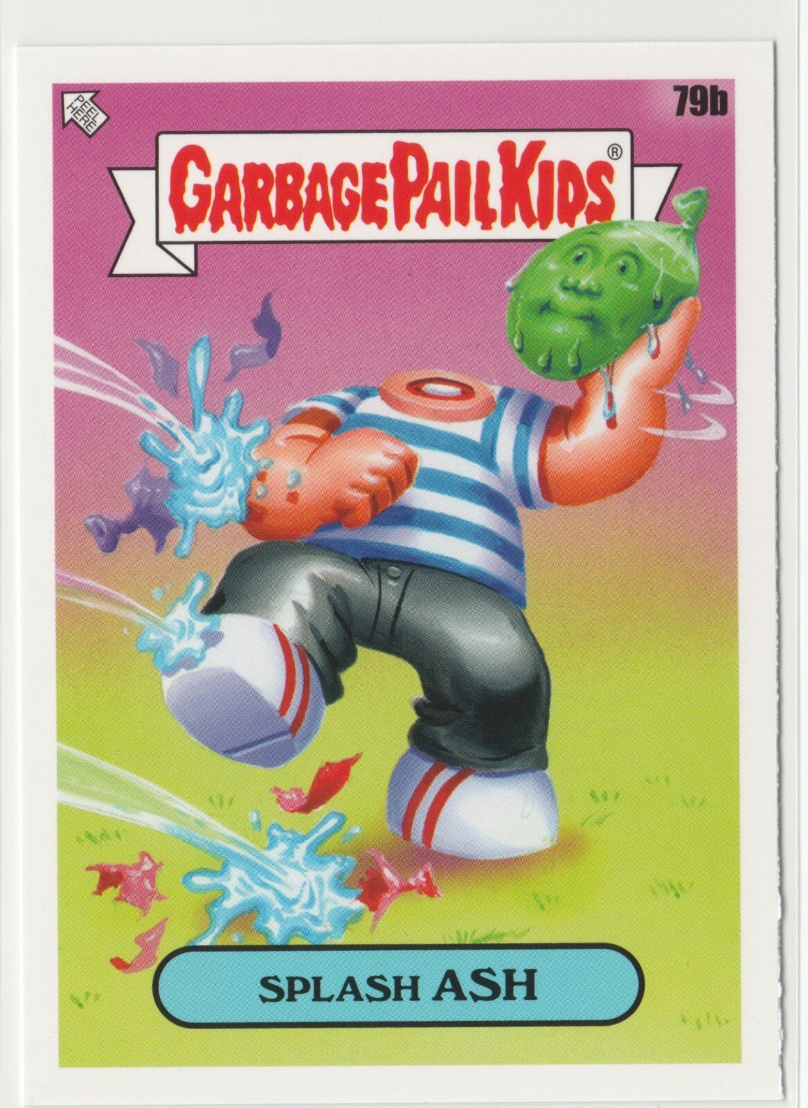Splash Ash #79b Garbage Pail Kids GPK 2024 Kids At Play KAP Series