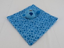 Walmart Blue's Clues Lovey Security Blanket Unisex Baby Toy Blue Swirls Blues
