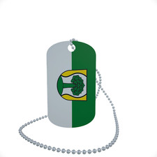 Dog Tag Flag Bunting Sch newalde Dog Tag Aluminium 30 x 50 mm