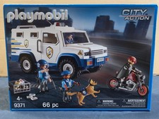 playmobil police money transporter