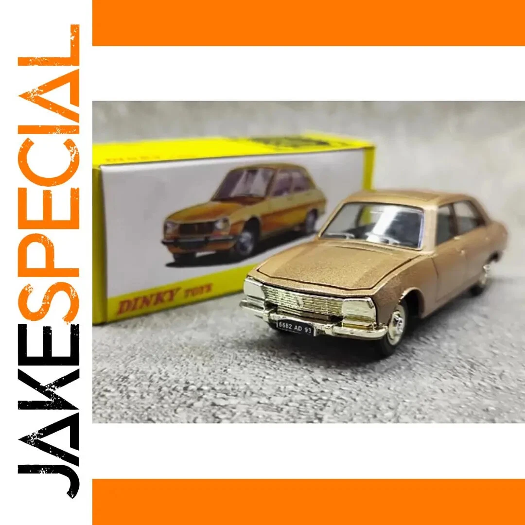 Dinky Toys Spain N°011452 Peugeot 504 – Bronze, échelle 1/43, Jamais Jouée En Boîte