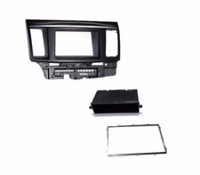 Car Stereo Radio Single Double Din Dash Kit Fits 2008-2017 Mitsubishi Lancer