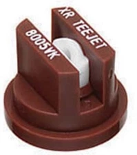 TeeJet Ceramic Extended Range Flat Spray Tip, Brown - XR8005-VK