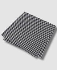  39 Tommy Hilfiger Men's Black White Gingham Check Pocket Square