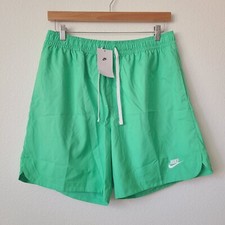Nike Sportswear Woven Lined Flow Shorts DM6829-363 Size L-Tall Green