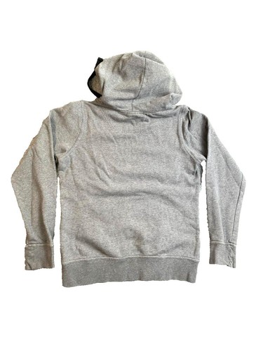 Volcom Sweatshirt Adult Small Gray Pocket Hoodie Spell Out Sweater Pullover Mens - Picture 4 of 7