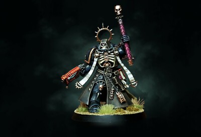 Warhammer 40k commission painted Space Marine Primaris Chaplain | eBay