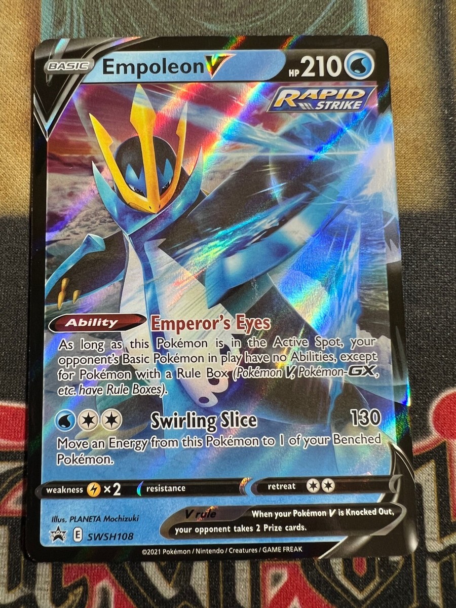 SWSH108 V Empoleon Pokemon ぽめ⭐︎ Black eBay | NM Promo Star ジャケット・アウター