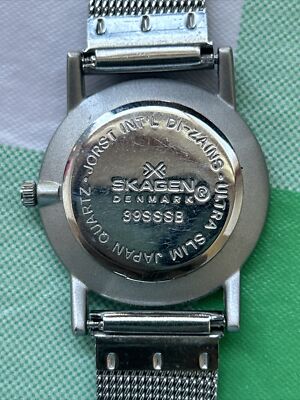 Skagen Silver Watch with Crystal Numbers Mellem Lille Three-Hand Silver Stainless Steel Watch SKW3159  main image 2