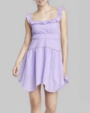 Wild Fable Women's Ruffle Tiered Lavender Dress Size Large NWT
