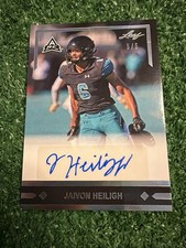 2021 LEAF JAIVON HEILIGH AUTO SIGNED GLR-JH3 5/5 COASTAL CAROLINA  AL1