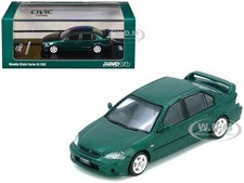 Honda Civic Ferio Si Ek Rhd Green 164 Diecast Car By Inno Models In64-eks-green