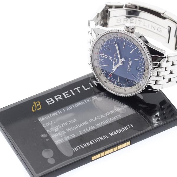BREITLING NAVITIMER A17325 SS Navy #C19142