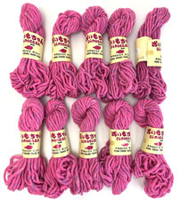 Noro Eisaku Oimochan Chunky Pink 100 Wool Yarn Japan Skeins Discontinued Lot/10