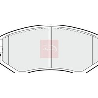 Apec BremsbeläGe Vorne FüR Subaru Impreza GR GH 2007-2014 (R90)