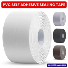PVC Self Adhesive Sealing Strip Caulk Tape Waterproof for Bathroom Kitchen