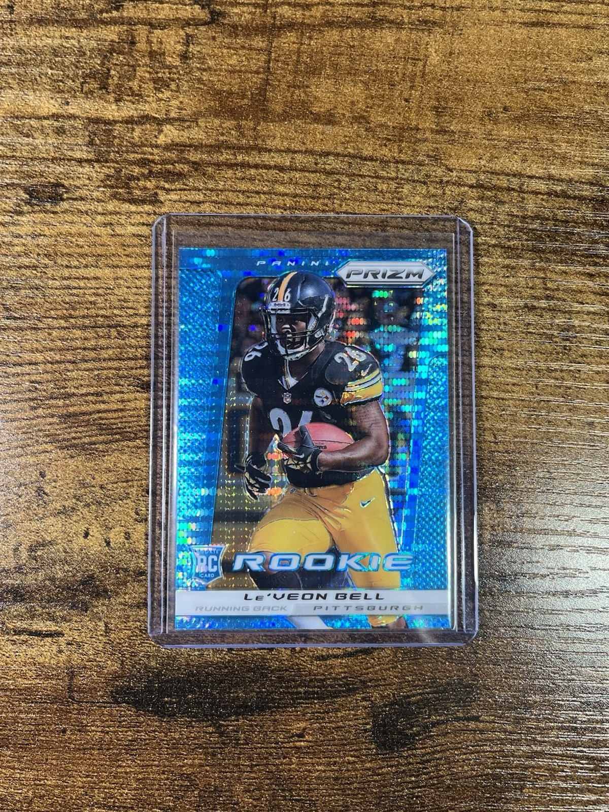 2013 Panini Prizm Le’Veon Bell #259 Light Blue Pulsar SP RC