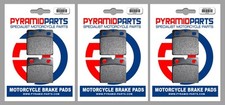 Front & Rear Brake Pads (3 Pairs) for Laverda 1200 Mirage 1978