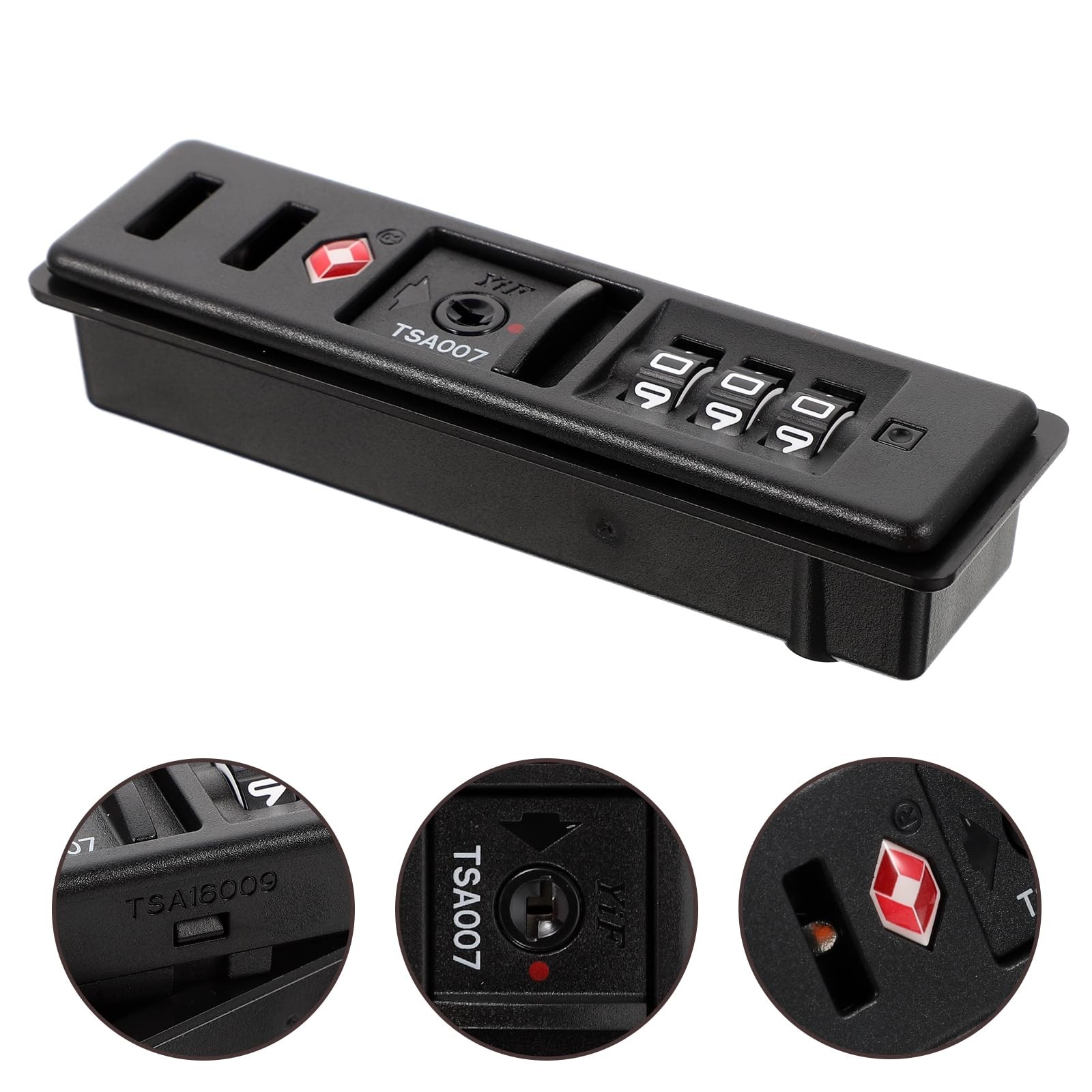 iplusmile TSA Luggage Customs Lock: Secure Self-Setting 3-Digit - Portable Co...