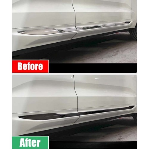 For 2018-2025 Volvo XC60 Black steel Side Door Body Guard Molding Strip ...