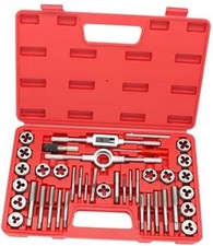 40PCS Tap and Die Set, Metric Size Standard M3 to M12, Threading Tool 40 pcs