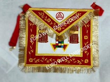 High Priest Apron Bullion Hand Embroidery Masonic Royal Arch PHP Past