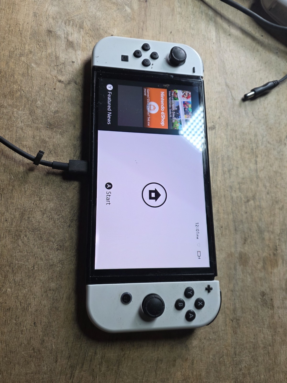 Nintendo Switch OLED Model HEG-001 Handheld Console - 64GB - White Works