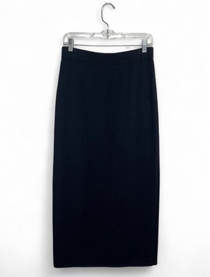 St John Basics Women s Black Santana Skirt Size 8