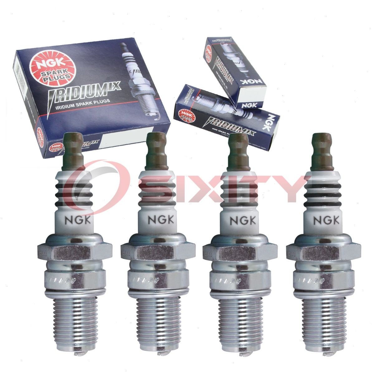 4 pc NGK 3520 BR8ECMIX Iridium IX Spark Plugs for IWM24 92070-0015 5391 bj