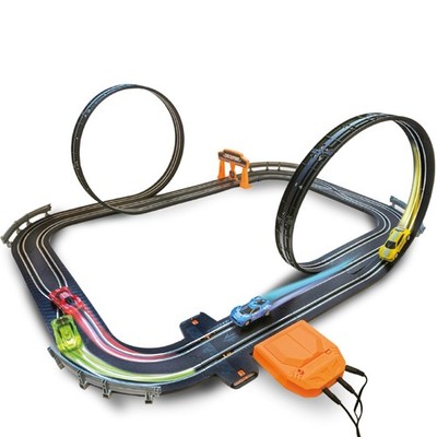 Slot Car Race Track Sets, Race Tracks for Kids Ages 4-8 | Race Car with 4 Hig...