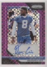 2018 Panini Prizm Rookie Purple Power 18/49 Deon Cain #RA-DCA Auto 03xg