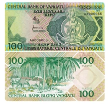 ND 1982 Vanuatu 100 Vatu P-1a UNC NEW Banknote