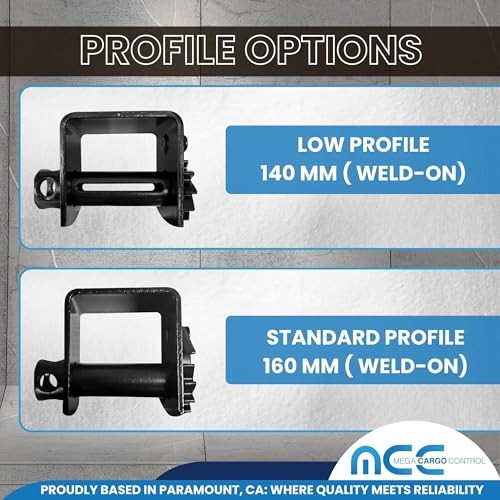  Standard Weld On Trailer Winch - 5,000 LBS Working 5.51" Slot (140 MM) 5 Units