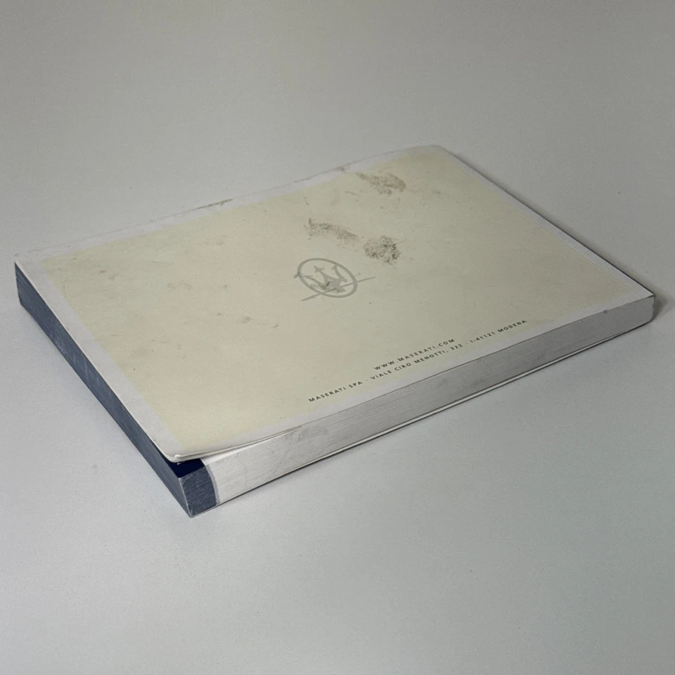 Maserati Granturismo 2013 manual para propietarios cupé deportivo convertible folleto OEM Foto 3 de 4