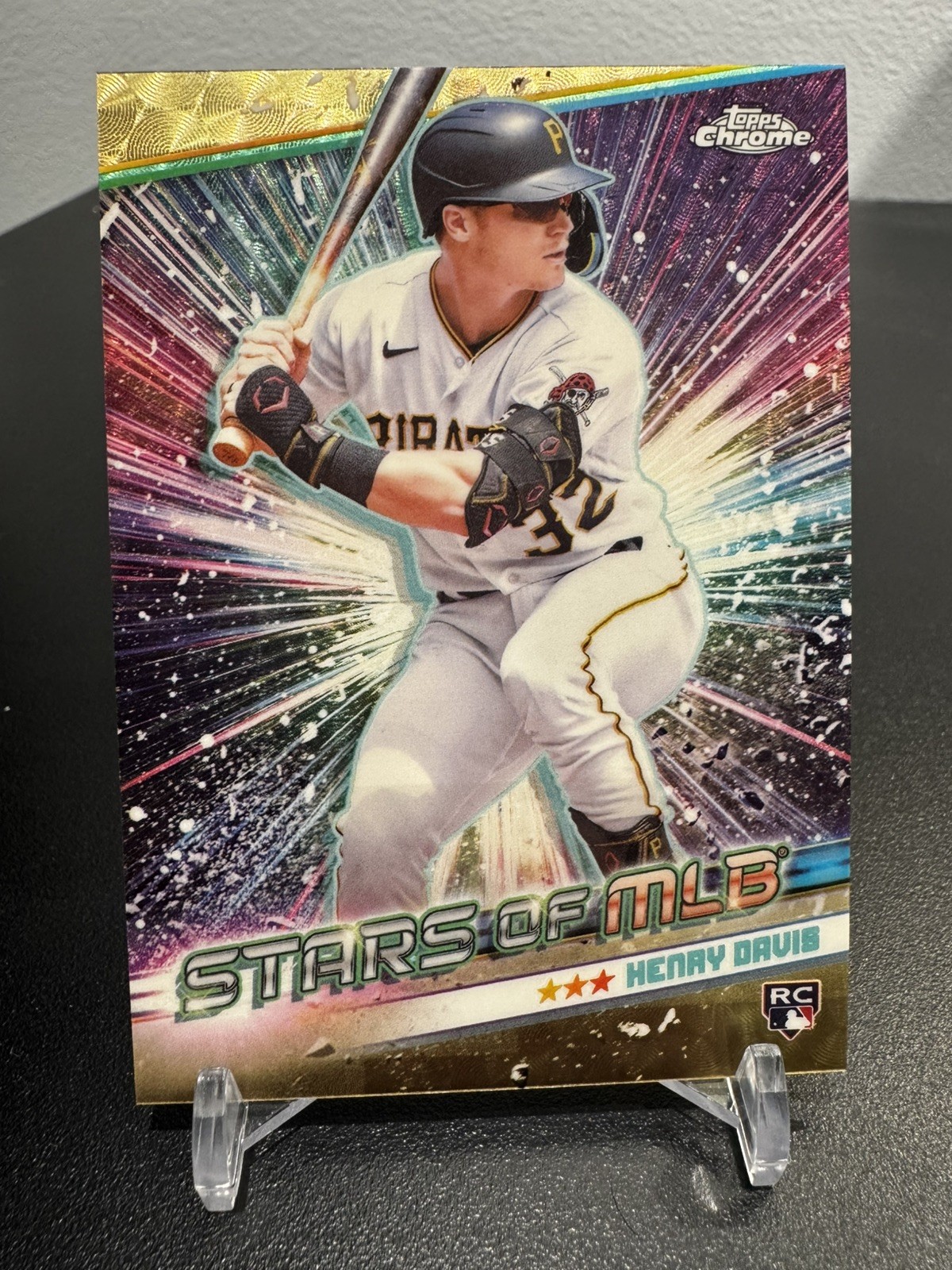 2024 Topps Henry Davis Stars of MLB RC Rookie #SMLB-27 Pirates 1/1 SUPERFRACTOR!