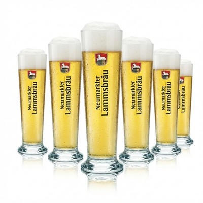 6x Neumarkter Lammsbräu Bier Glas 0,5l Stange Exclusiv Rastal Gläser Tulpe Pokal
