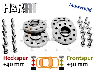 H&R TRAK+ Spurverbreiterung DR 30 & 40mm p.A. ABE für Opel Astra H L48 :: 2004
