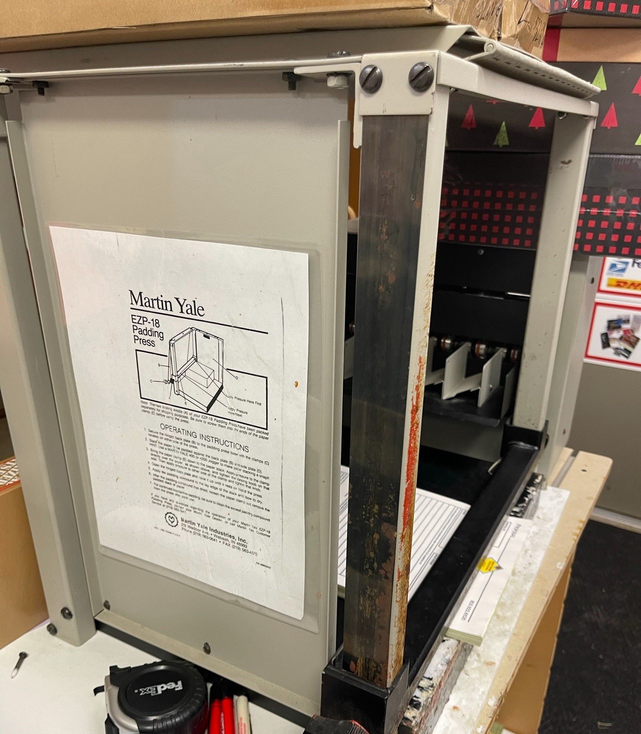 Martin Yale EZP-18 Padding Press – Heavy-Duty, Easy-to-Use Pad Making Machine